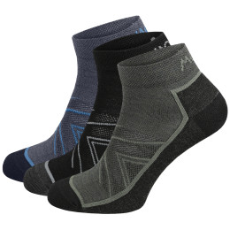 Čarape MOOA Merino Adventure Low 3-pack mješavina boja Mix