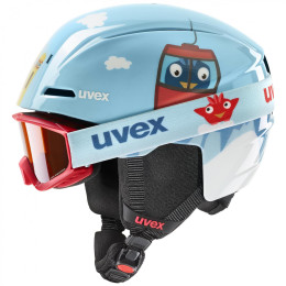 Set kaciga Uvex Viti set 2023 svijetlo plava light blue birdy