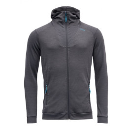 Muška dukserica Devold Aksla Man Jacket W/Hood siva Night