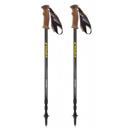 Trekking štapovi Vipole Trekker Cork Black crna