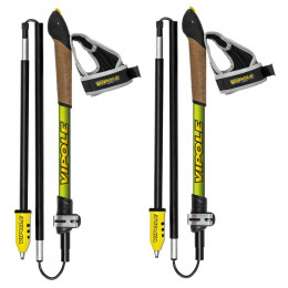 Trekking štapovi Vipole Trail Traveller Silent Dlx zelena