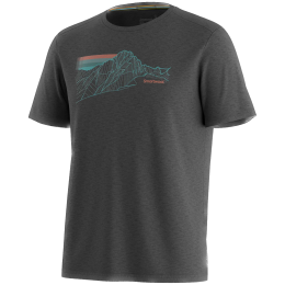 Muške funkcionalne majice Smartwool Men's Alpine Trace Active Short Sleeve G siva Chrcl H