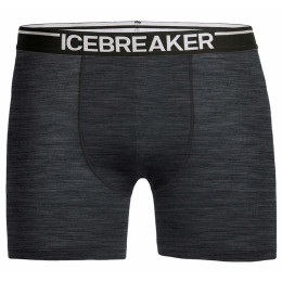 Muške bokserice Icebreaker Mens Anatomica Boxers (2018) siva Jet HTHR/Black