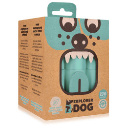 Vrećice za pseći izmet Explorer Dog Eko Exbags Mint 270 ks