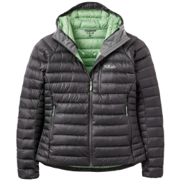 Ženska jakna Rab Microlight Alpine Down Hoody siva Graphene