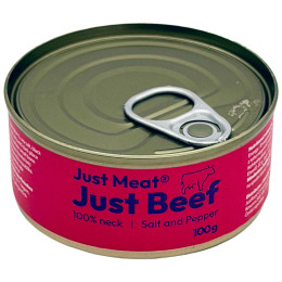 Konzerva Just Meat Hovězí krk 100 g crvena