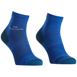 Muške merino čarape Ortovox Alpine Light Quarter Socks M svijetlo plava Blue Note