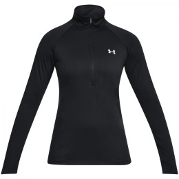 Ženska funkcionalna majica Under Armour Tech 1/2 Zip - Solid crna