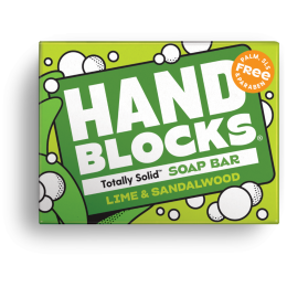 Šampon za putovanje Shower Blocks Hand Soap - Lime & Sandawlwood žuta
