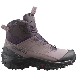 Ženske zimske cipele Salomon Crosstrak Powder Wp W smeđa Nine Iron / Shark / Phantom
