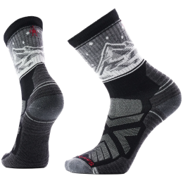 Čarape Smartwool Hike Light Cushion Valley View Crew Sock crna