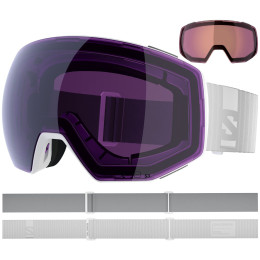 Skijaške naočale Salomon Radium Prime Sigma +1Lens bijela White