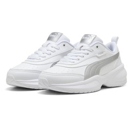 Ženske cipele Puma Cilia 2 Mode Metallic Glam bijela / srebrna PUMA White-PUMA Silver-Feather Gray