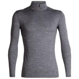 Muška majica Icebreaker Mens 200 Oasis LS Half Zip siva GritstoneHthr