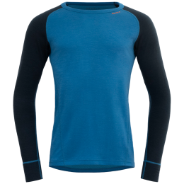 Muške funkcionalne majice Devold Duo Active Merino 205 Shirt plava BLUE/INK