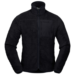 Muška dukserica Norrona femund warm3 Jacket crna Caviar Black