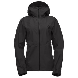 Ženska jakna Black Diamond Liquid Point Shell crna