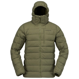 Muška pernata jakna Norrona femund down700 Zip Hood masine Olive Night