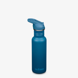 Boca od nehrđajućeg čelika Klean Kanteen Classic Narrow 18oz (w/Flip Seal Sport) plava Corsair