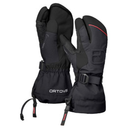 Ženske rukavice Ortovox Freeride 3 Finger Glove crna BlackRaven