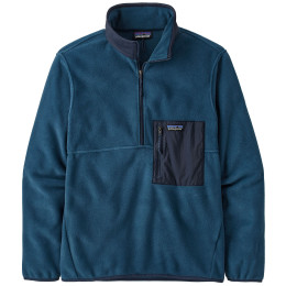 Muška jakna Patagonia Microdini Pullover 1/2 Zip tamno plava