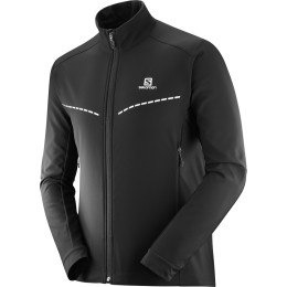 Muška dukserica Salomon Agile Softshell Jkt M crna Black