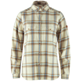 Ženska košulja Fjällräven Övik Heavy Flannel Shirt W bež Chalk White-Fossil