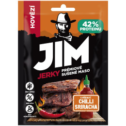 Suho meso Jim Jerky Jerky govedina chili Sriracha 23 g
