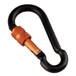 Karabiner Munkees u obliku kruške sa osiguračem 7x70 mm mješavina boja