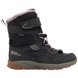 Dječje zimske cipele Jack Wolfskin Polar Bear-G Texapore High Vc K - Phantom crna/ružičasta phantom