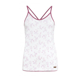 Ženska podkošulja Chillaz Massouri Watercolor Floral bijela/crvena