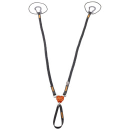 Petlja Camp X-Gyro Leash - 85/129 Cm crna/narančasta
