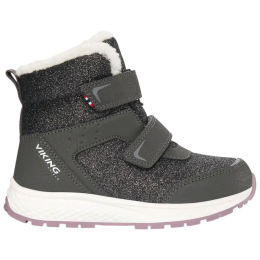 Dječje zimske cipele Viking Outdoor Footwear Equip Glitter Warm WP 2V Charcoal/Dusty Pink siva Charcoal/Dusty Pink