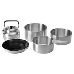 Posuđe Vango Aluminium Cook Set srebrena