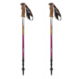 Trekking štapovi Vipole Trekker Cork ružičasta Violet