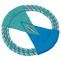 Igračka za psa Ruffwear Pacific Ring™ Toy plava Aurora Teal