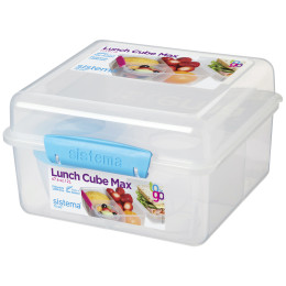 Kutija za hranu Sistema Lunch Cube Max with Yogurt Pot plava