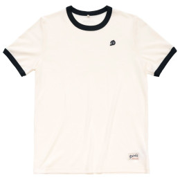Majica Devold Archive Ringer Tee bijela WHITE/INK
