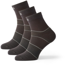 Čarape Zulu Sport Men 3-pack crna Black/Black/Gray