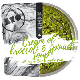 Dehidrirana hrana Lyo food Cream of Broccoli & Spinach Soup with Mozarella and pumpkin seeds