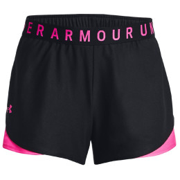 Ženske kratke hlače Under Armour Play Up Shorts 3.0 crna/ružičasta Black / Rebel Pink / Rebel Pink