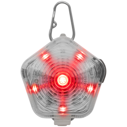 Svjetlo za psa Ruffwear The Beacon™ Safety Light bijela Clear Lake