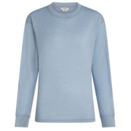 Ženska funkcionalna majica Icebreaker Women Mer 150 Tech Lite LS Relaxed Tee svijetlo plava Zinc Blue