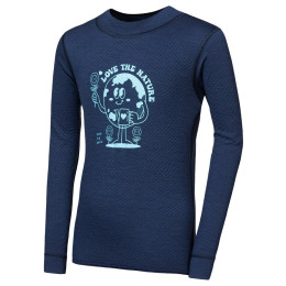 Dječja funkcionalna majica Sensor Merino DF Planet Deep Blue tamno plava Deep Blue