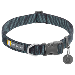 Ogrlica za psa Ruffwear Hi & Light™ Collar crna Basalt Gray