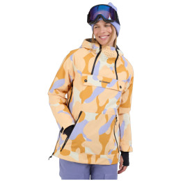 Ženska bunda za skijanje Fundango Fayette ECO Anorak žuta/ljubičasta corn cloud