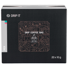 Kava Drip it Mix - Brazil, Nicaragua 20x10 g siva šedá