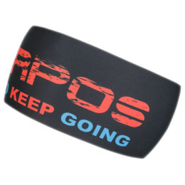 Traka za glavu Karpos Pelmetto Headband crna/crvena Black/Grenadine/Blue J.