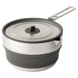 Sklopivi lonac Sea to Summit Detour Stainless Steel Collapsible Pouring Pot 1.8L srebrena