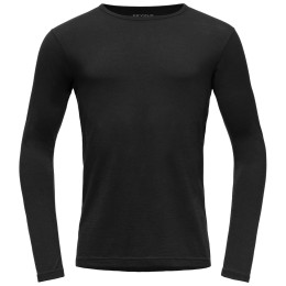 Muške funkcionalne majice Devold Breeze Plus Merino 200 Shirt Man crna BLACK